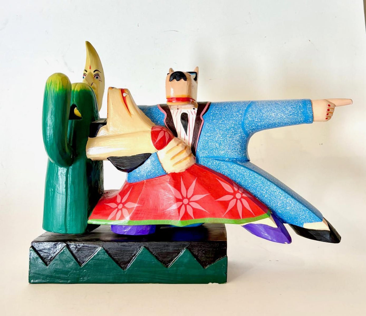 Markus Pierson- Hand painted wood sculpture "In the manner of"