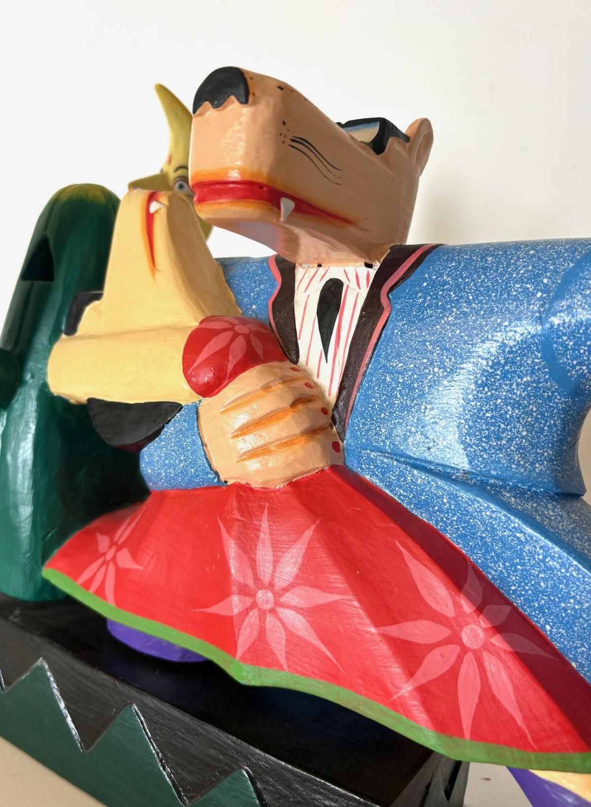 Markus Pierson- Hand painted wood sculpture "In the manner of"
