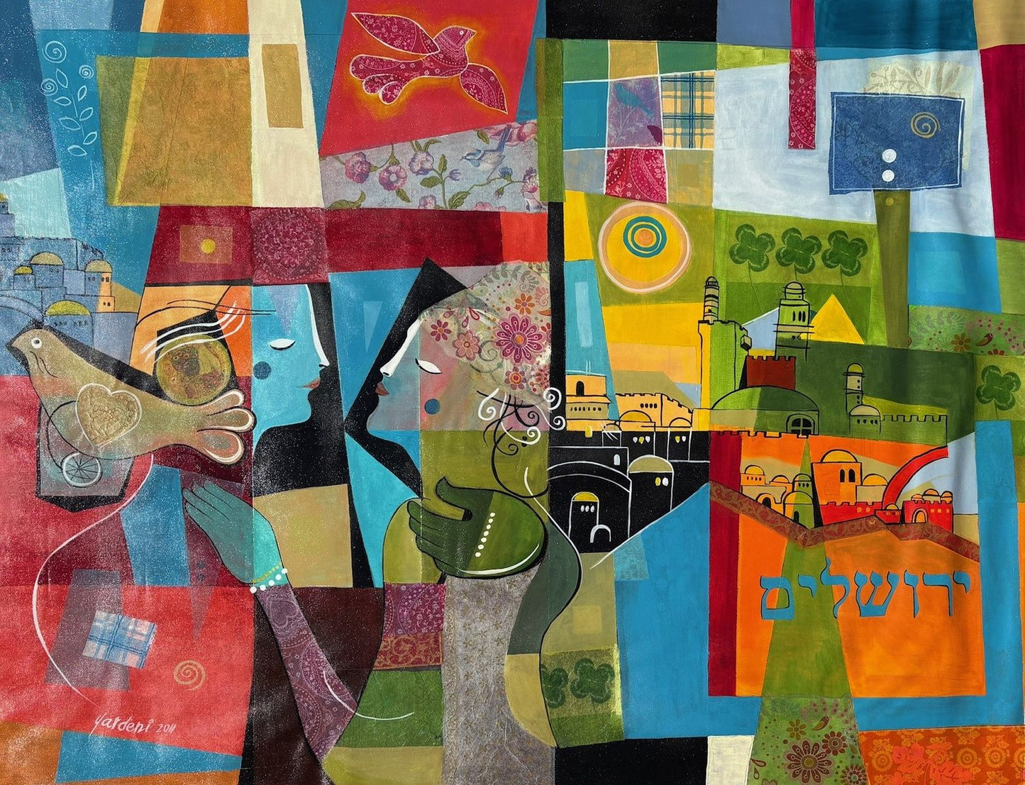 Hedva Yardeni- Original painting on canvas