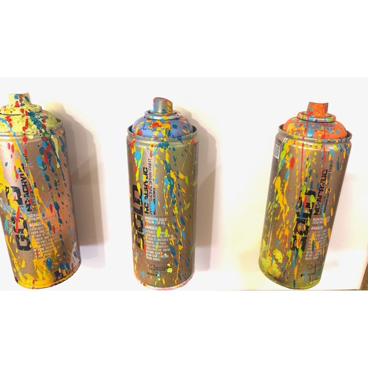 E.M. ZAX- 1/1 3D wall sculpture hand painted