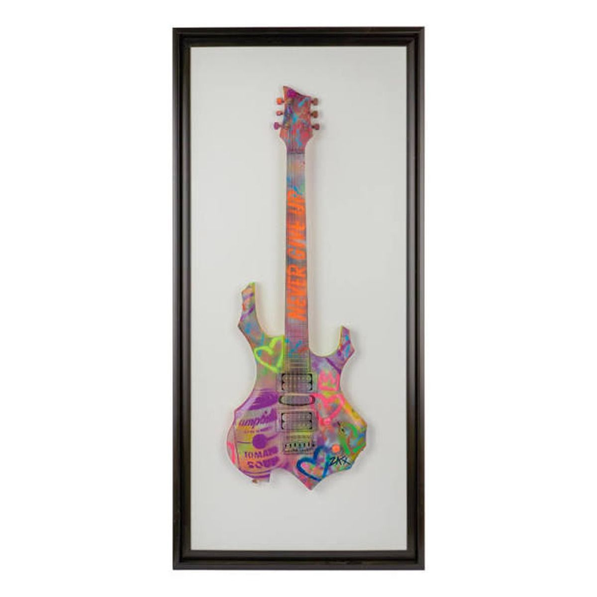 E.M. ZAX- 1/1 Hand Painted electric guitar