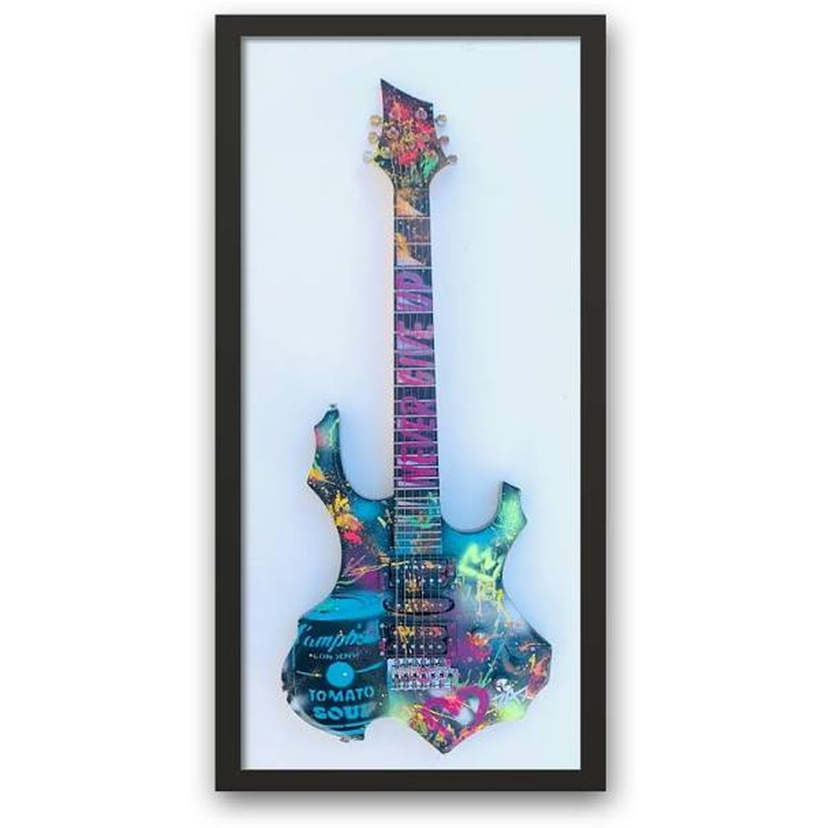 E.M. ZAX- 1/1 Hand Painted electric guitar
