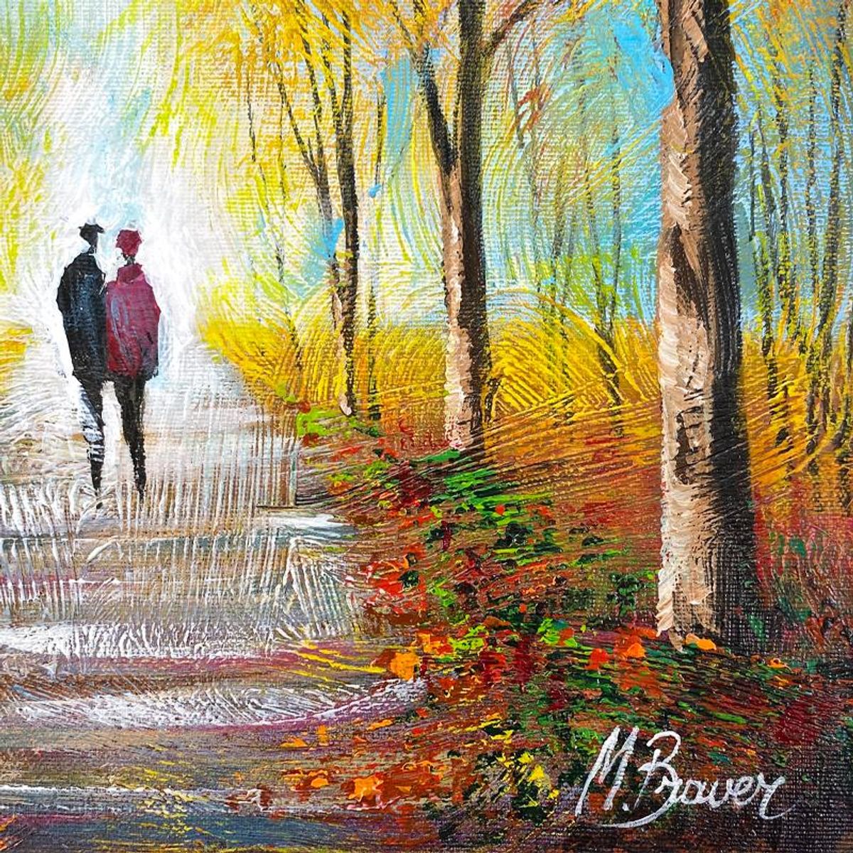 Mark Braver, Original Oil Painting on Canvas, Hand Signed with Letter of Authenticity.