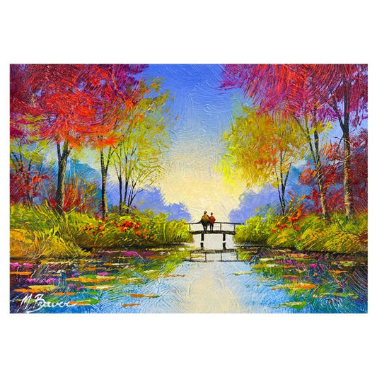 Mark Braver, Original Acrylic Painting on Canvas, Hand Signed with Letter of Authenticity.