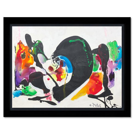 Jenik Cook, Framed Original Acrylic Painting, Hand Signed, Letter of Authenticity.