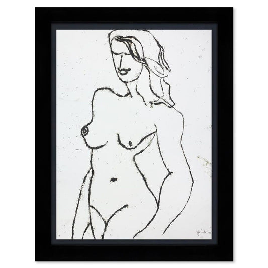 Jenik Cook, Framed Hand Signed Original Painting with Letter of Authenticity.