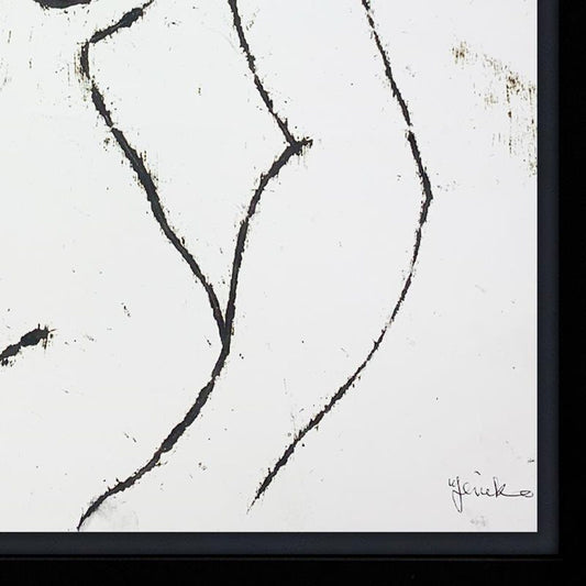 Jenik Cook, Framed Hand Signed Original Painting with Letter of Authenticity.