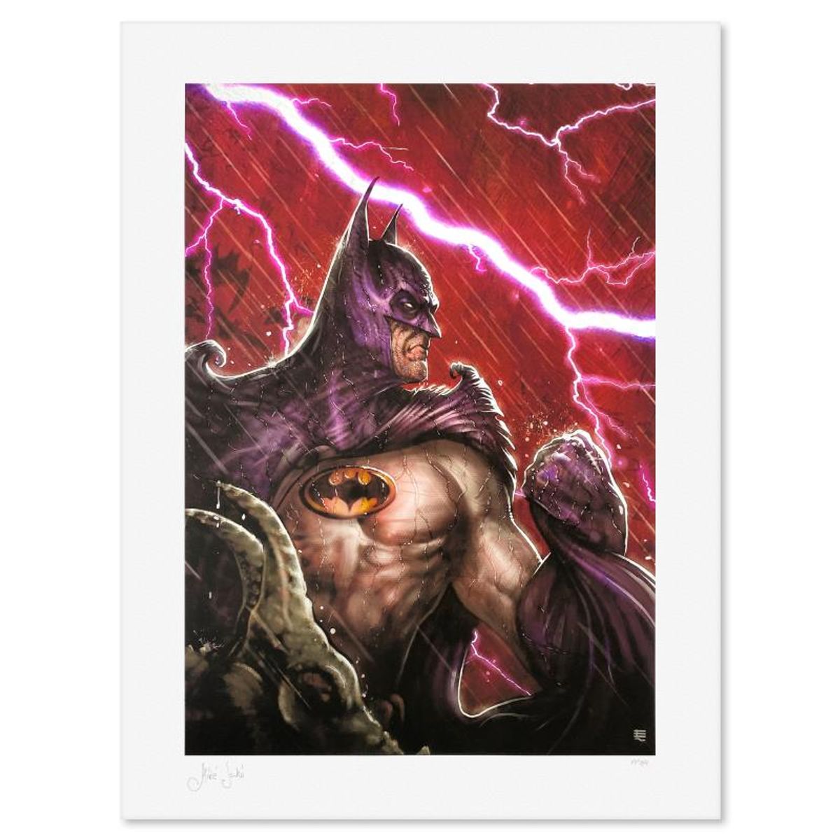 DC Comics & Mate Jako, "Batman: World's Greatest Detective" Limited Edition, PP Numbered 3/4 and Signed with Letter of Authenticity.