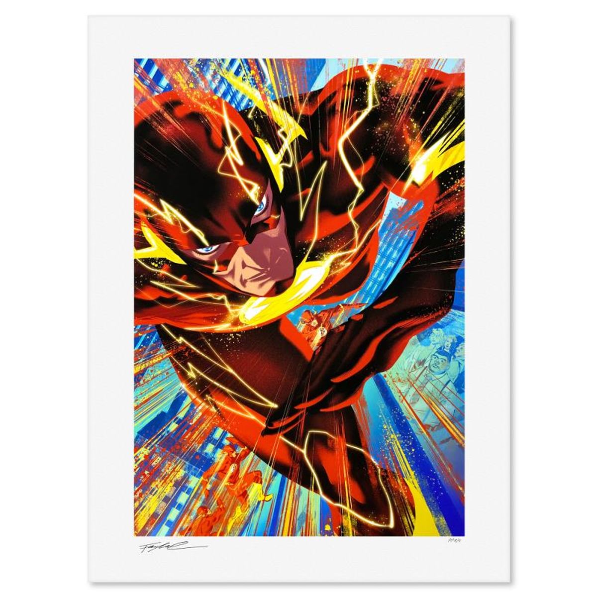DC Comics & Francis Manapul, "The Flash #750" Limited Edition, PP Numbered 3/4 and Signed with Letter of Authenticity.