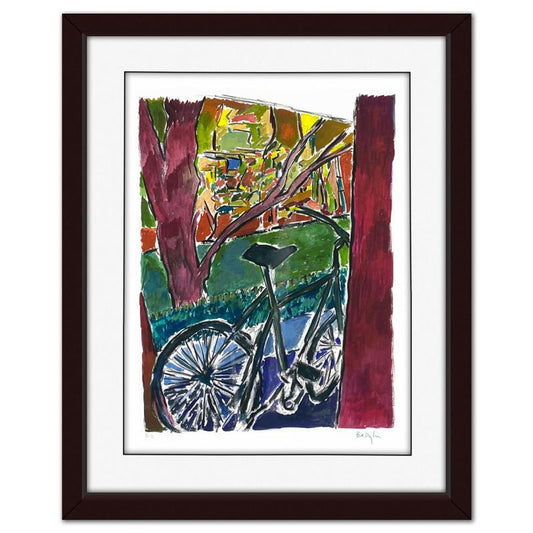 Bob Dylan, "Bicycle (Magenta)" Framed Limited Edition, Numbered PP 1/2 and Hand Signed with Letter of Authenticity