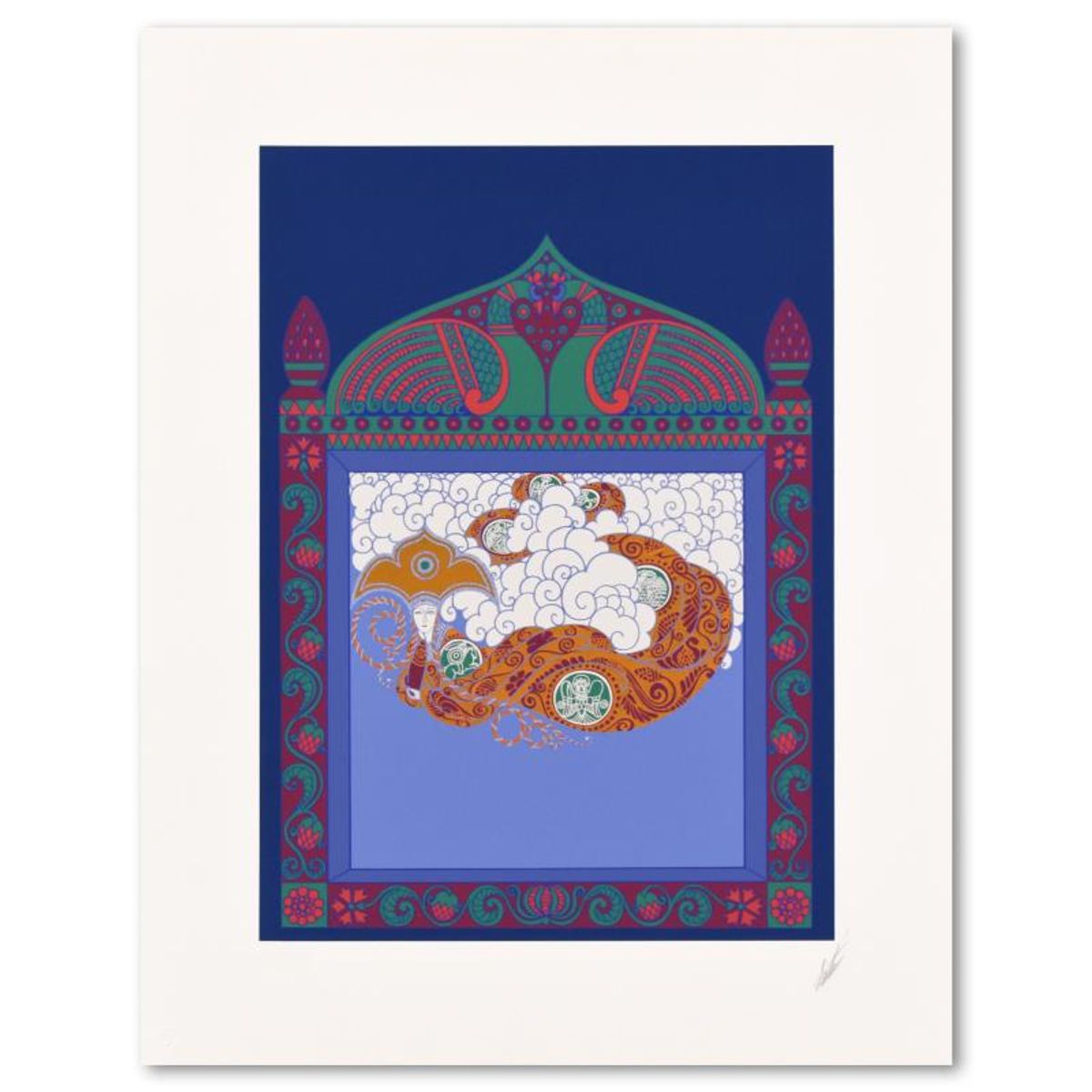 Erte (1892-1990), "Russian Fairytale" Limited Edition Serigraph from an AP Edition, Hand Signed with Letter of Authenticity