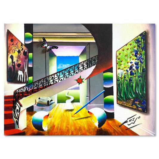 Ferjo, Original Oil Painting on Canvas, Hand Signed with Letter of Authenticity