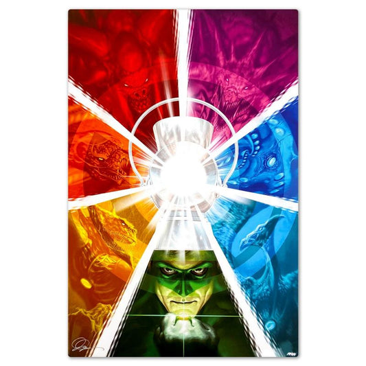DC Comics & Alex Garner, "Green Lantern: Brightest Day" Limited Edition on Aluminum, PP Numbered 2/4 and Signed with Letter of Authenticity.