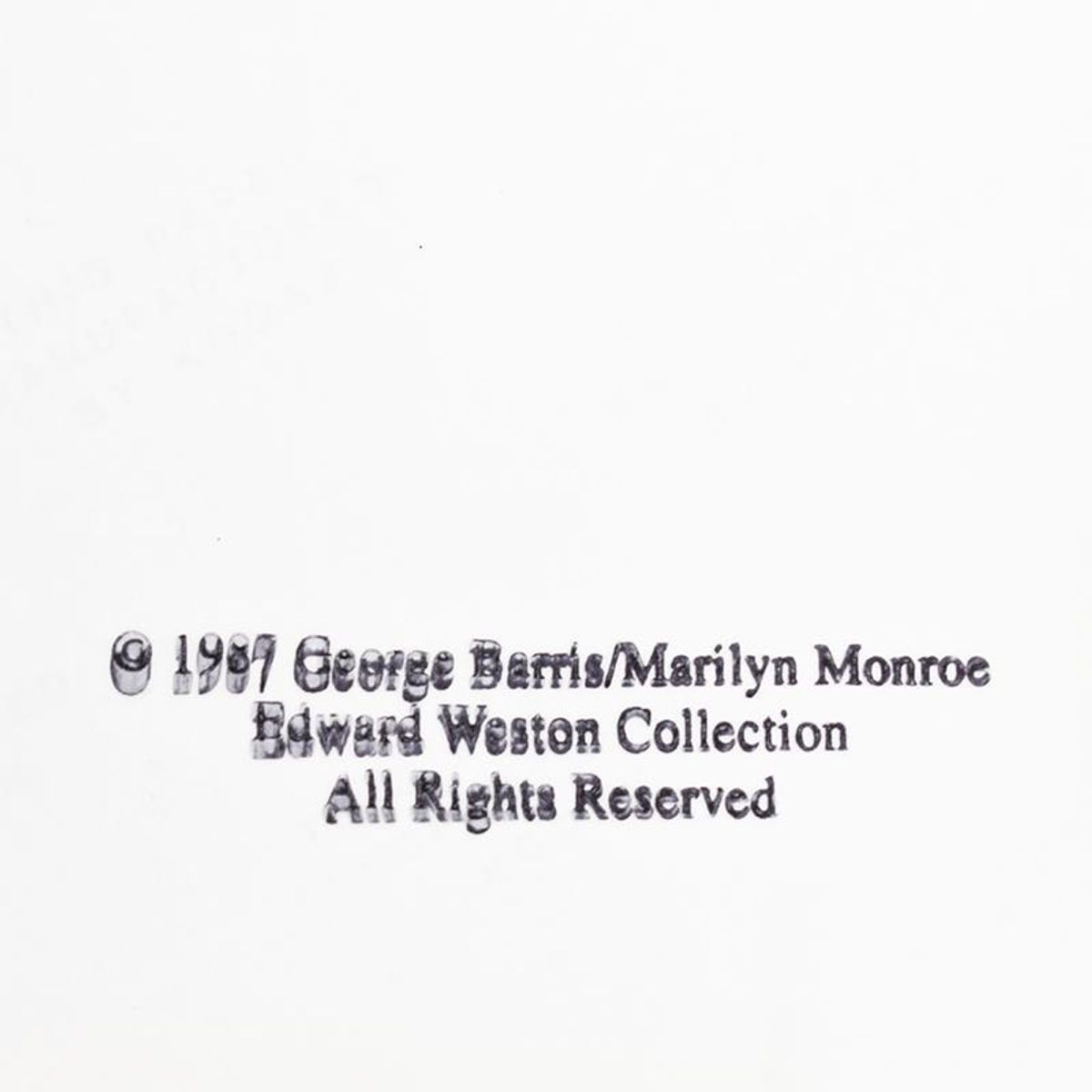 George Barris (1922-2016), "Marilyn Monroe: The Last Shoot" Photograph Printed from the Original Negative, Hand Signed with Letter of Authenticity