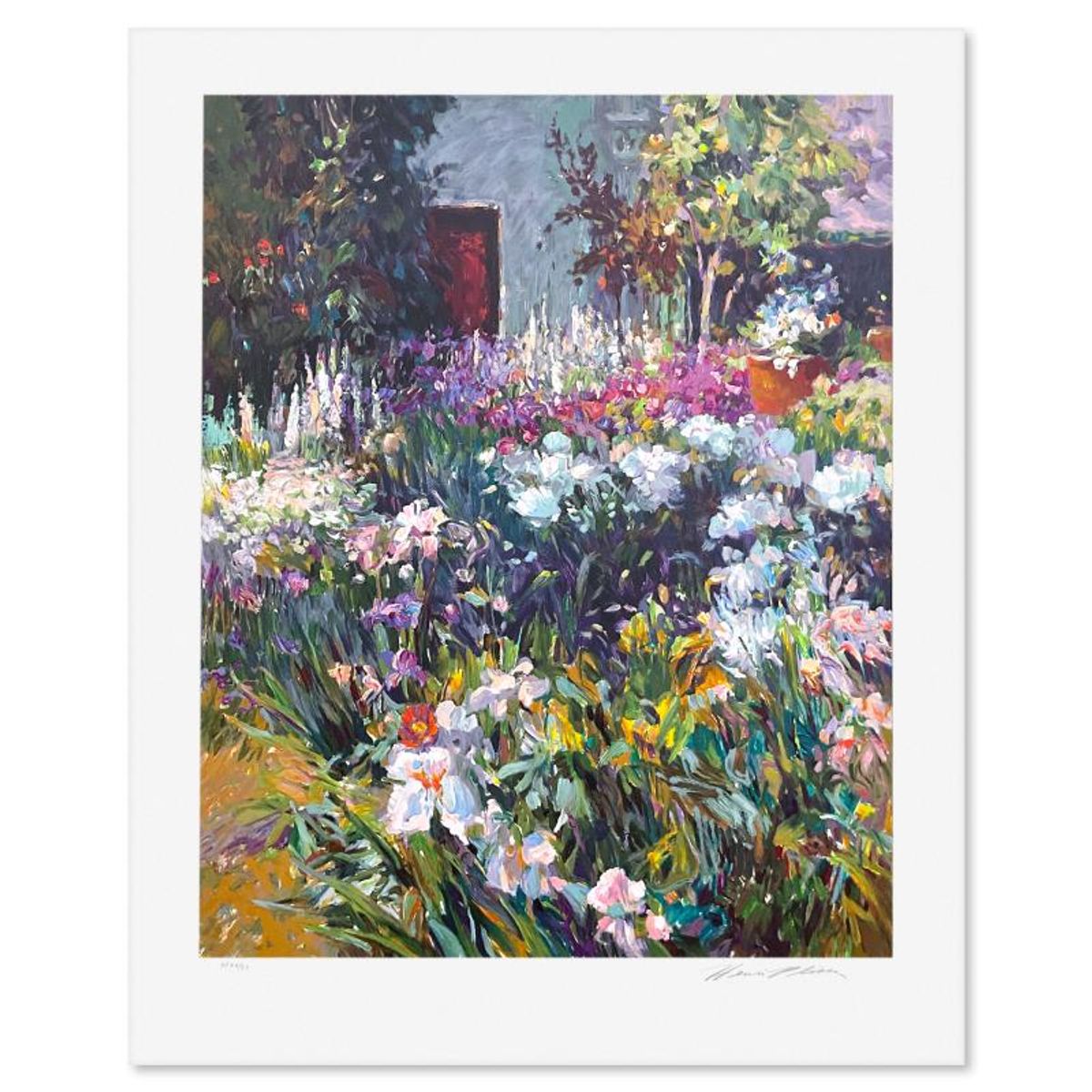 Henri Plisson (1933-2006), "The Red Door" Limited Edition Serigraph, Numbered 20/20 and Hand Signed with Letter of Authenticity