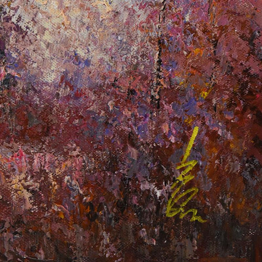 Inam, Original Oil Painting on Canvas (60" x 32"), Hand Signed with Letter of Authenticity.