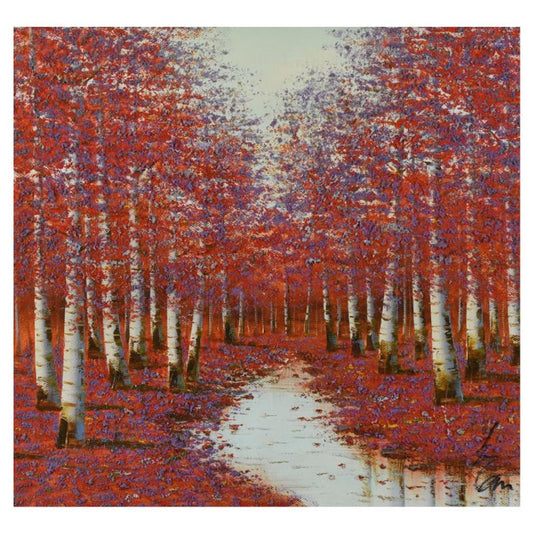 Inam, Original Oil Painting on Canvas (30" x 30"), Hand Signed with Letter of Authenticity.