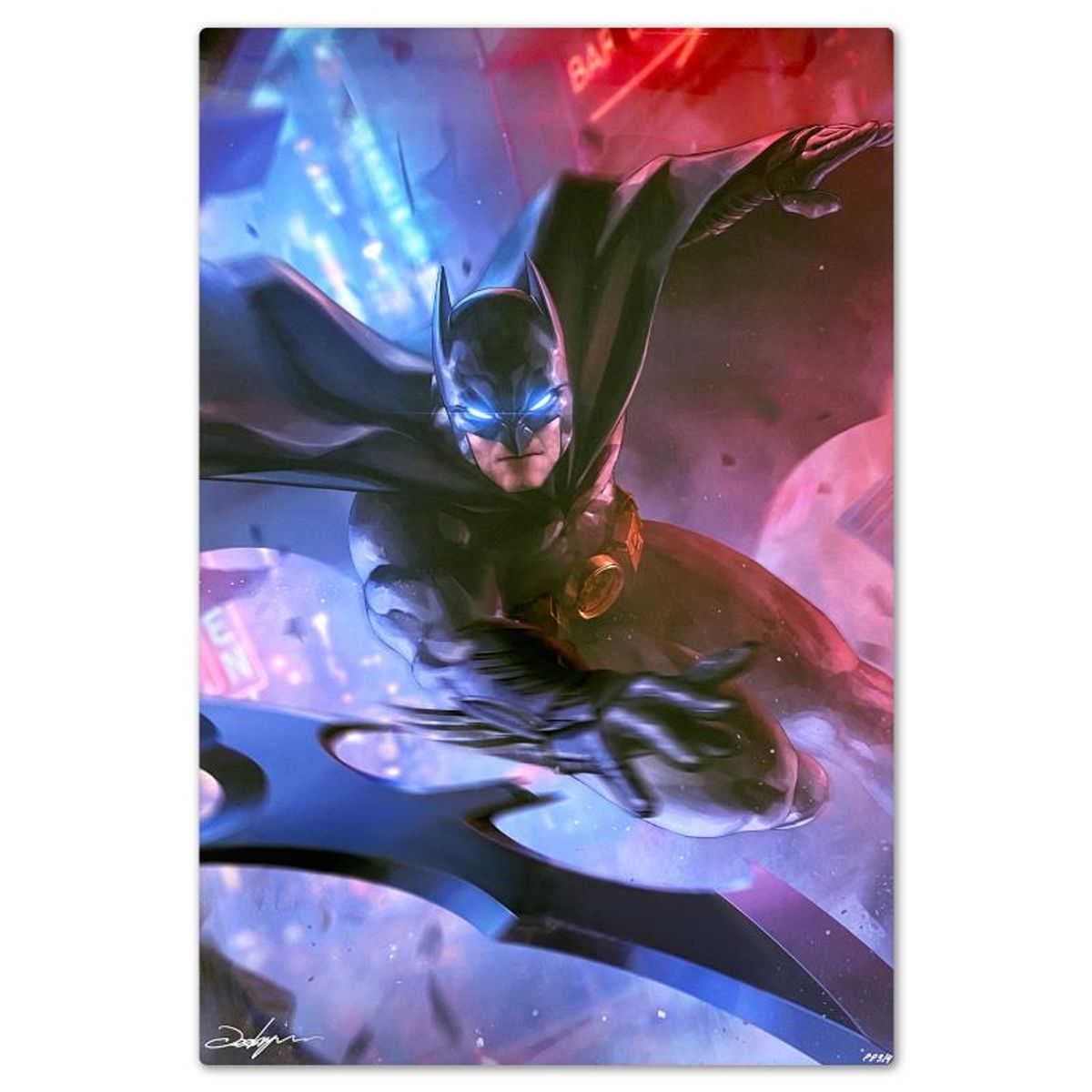 DC Comics & Jeehyung Lee, "The Batman's Grave #4" Limited Edition on Aluminum, PP Numbered 3/4 and Signed with Letter of Authenticity.