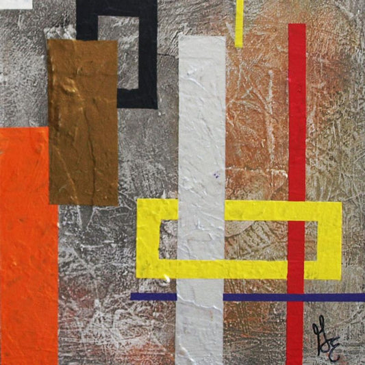 George Marlowe, "Interruptions" Hand Signed Original Acrylic Painting on Canvas with Letter of Authenticity.