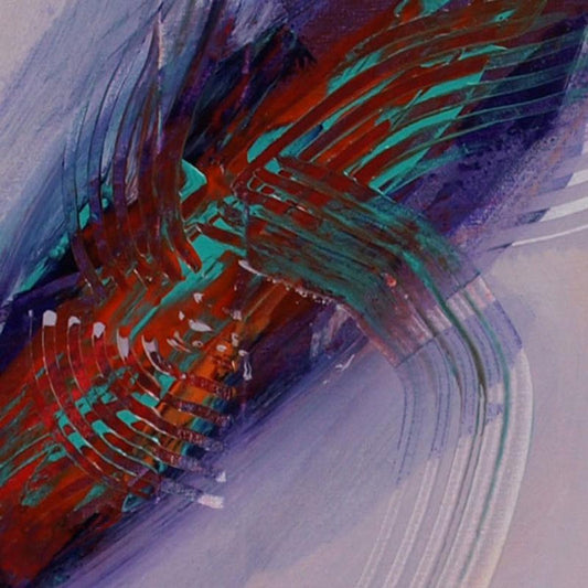 George Marlowe, "Morning Mist" Original Acrylic Painting on Canvas, Hand Signed with Letter of Authenticity