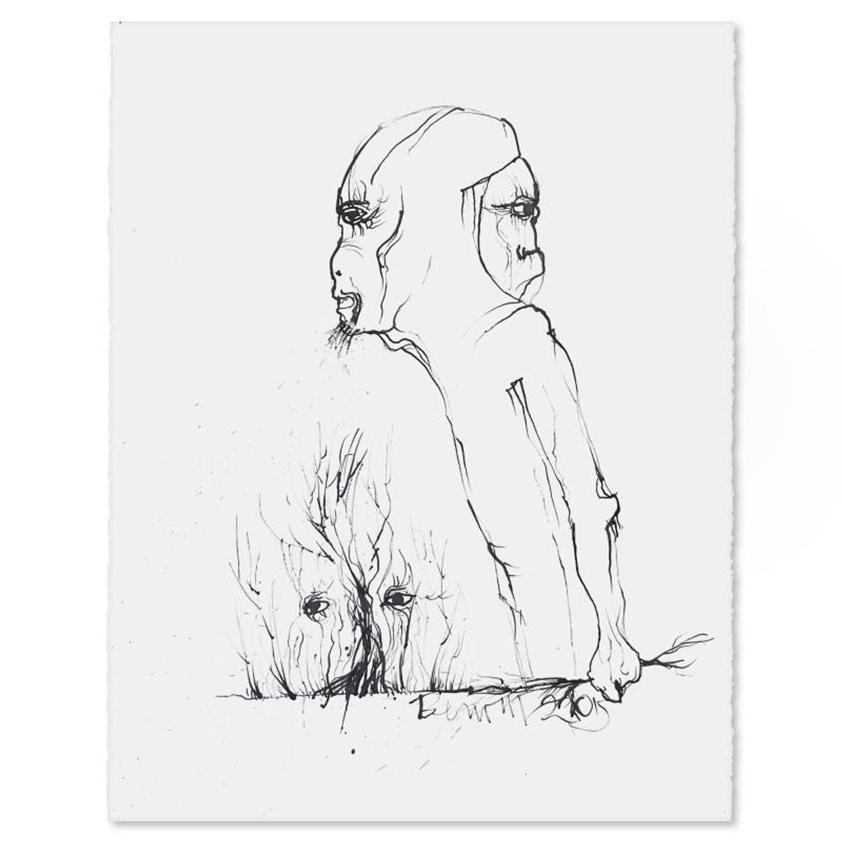 Milton Berwin (1925-2023), Original Painting (30" x 20"), Hand Signed with Letter of Authenticity.