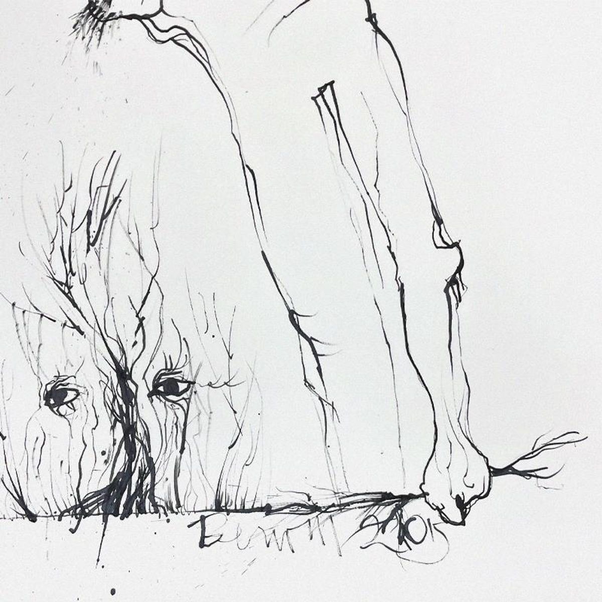 Milton Berwin (1925-2023), Original Painting (30" x 20"), Hand Signed with Letter of Authenticity.