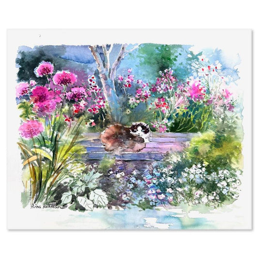 Zina Roitman, Hand Signed Original Painting with Letter of Authenticity.