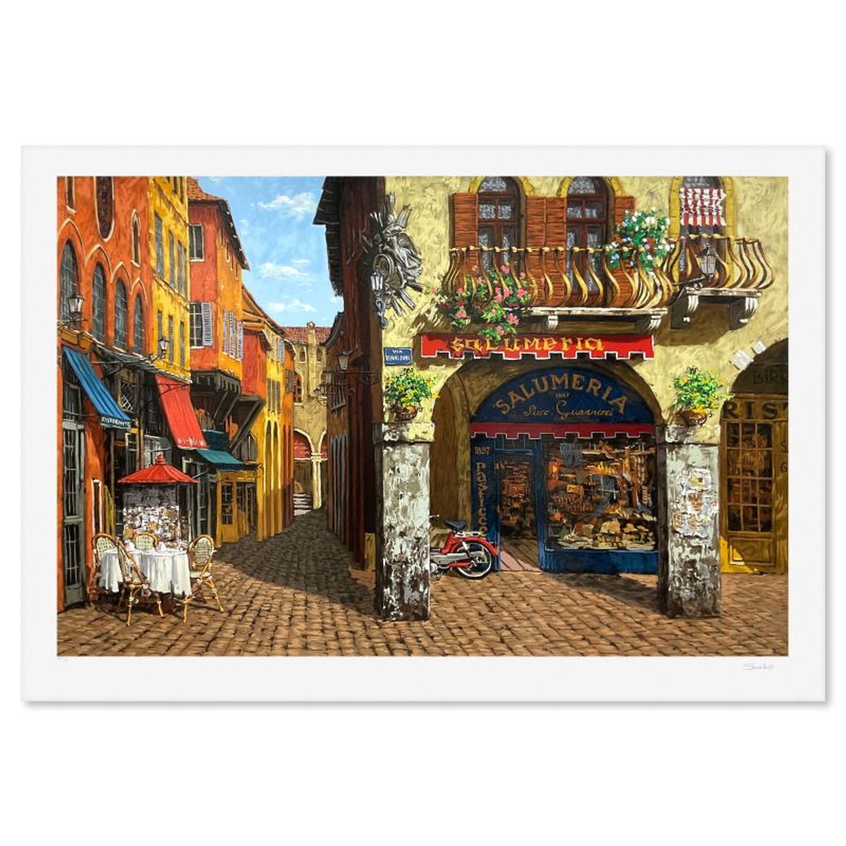 Viktor Shvaiko, "Colors of Italy (White)" Limited Edition Printer's Proof Serigraph (28" x 42"), Numbered 1/3 and Hand Signed with Letter of Authenticity.