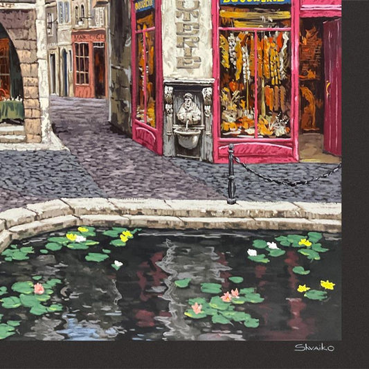 Viktor Shvaiko, "Le Noles De Jeanette (Black)" Limited Edition Printer's Proof Serigraph (32" x 48"), Numbered 1/1 and Hand Signed with Letter of Authenticity.