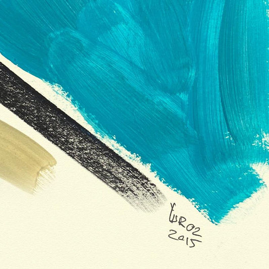 Yuroz, Framed Original Painting, Hand Signed with Letter of Authenticity.