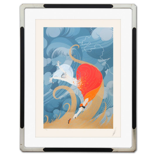 Erte- Serigraph "Swept Away"
