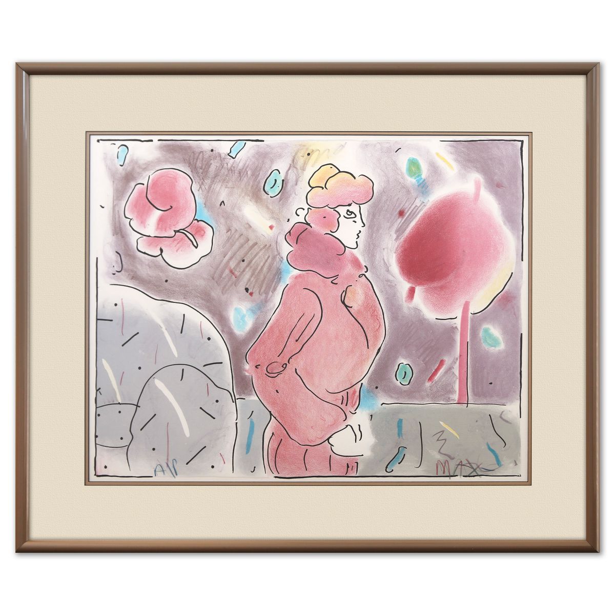 Peter Max- Lithograph "In His Garden"