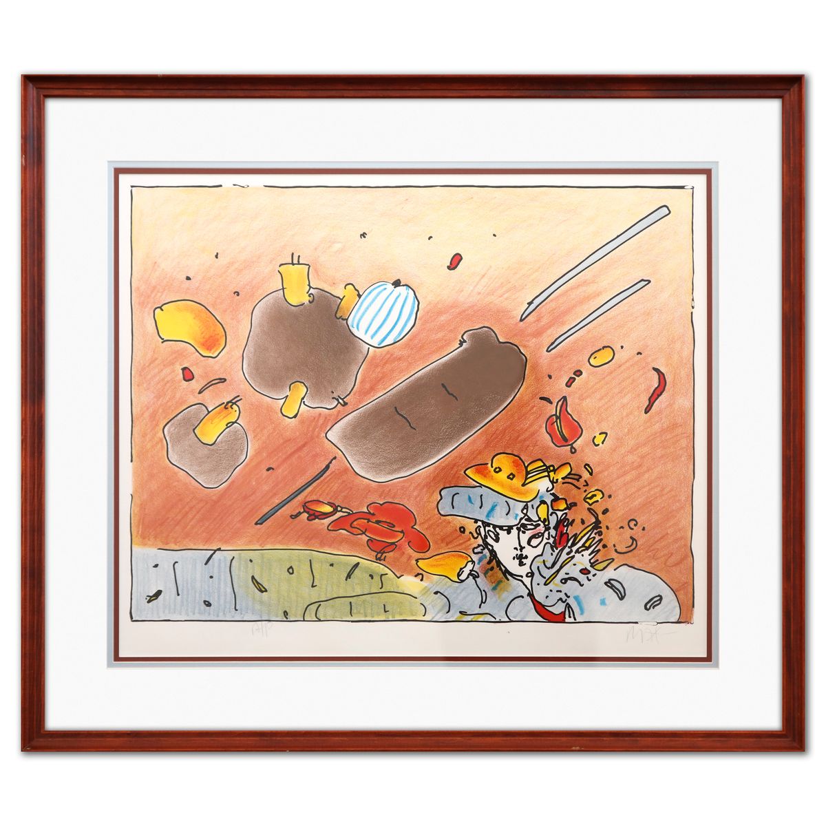 Peter Max- Lithograph "Daydreaming"