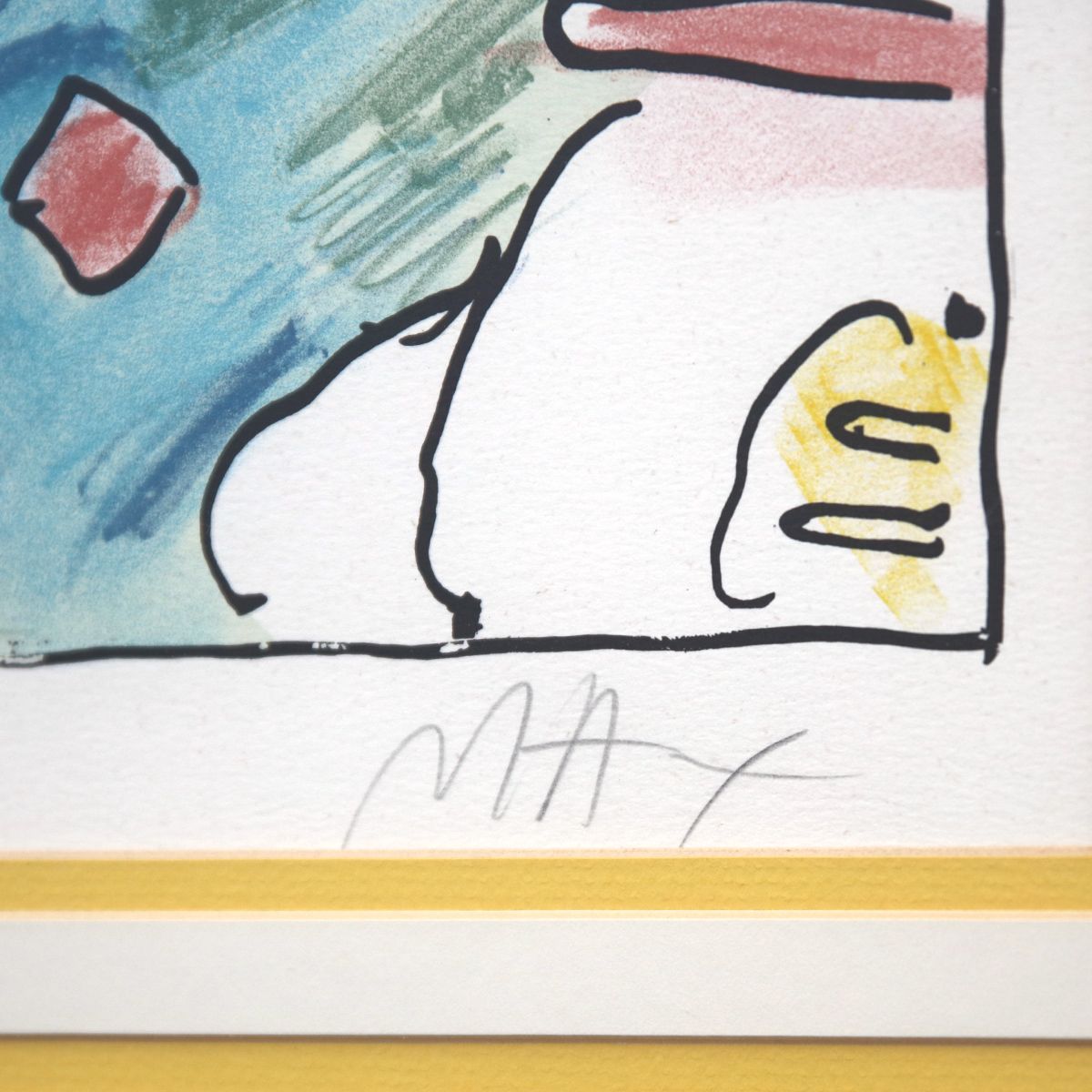 Peter Max- Lithograph "Abstract Flowers"