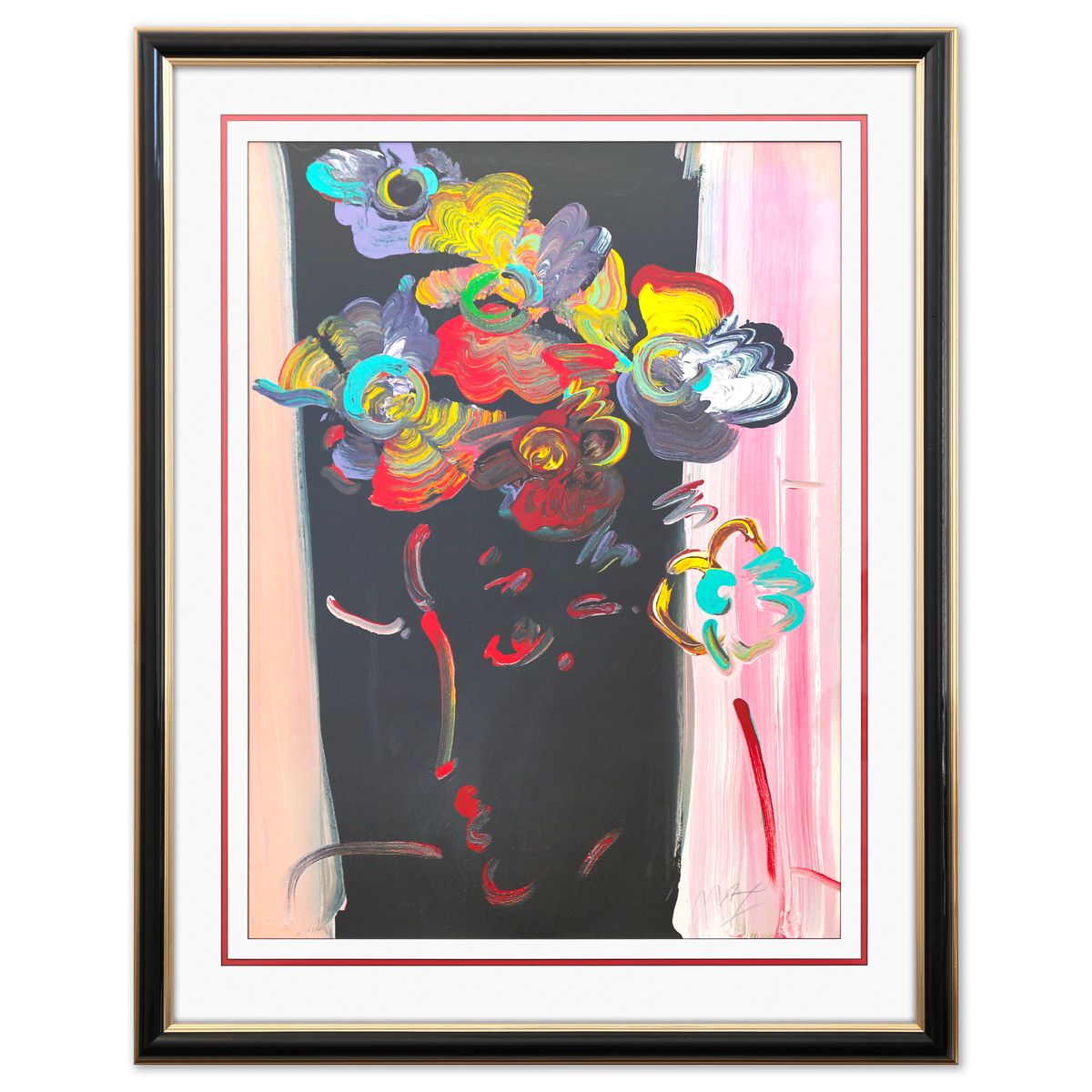 Peter Max- Lithograph in color "The Roseville Profile"