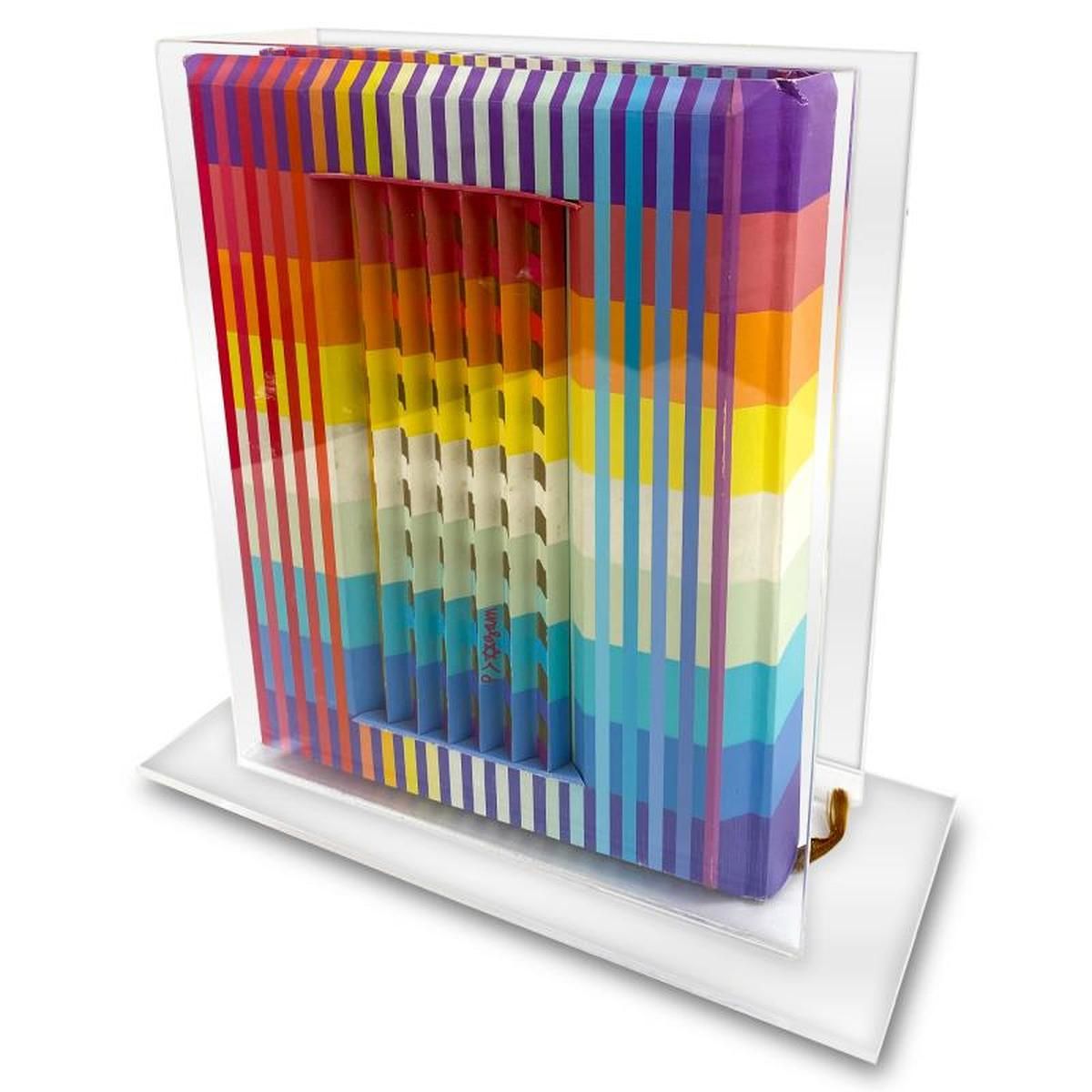 Yaacov Agam, "The Agam Rainbow Torah: The Five Books of Moses" Limited Edition Torah with 3-D Polymorph Cover, Numbered 53/750 and Signed with Letter of Authenticity.