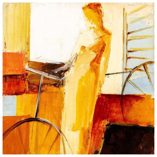 Adriana Naveh, Original Acrylic Painting on Wood Box, Hand Signed with Letter of Authenticity