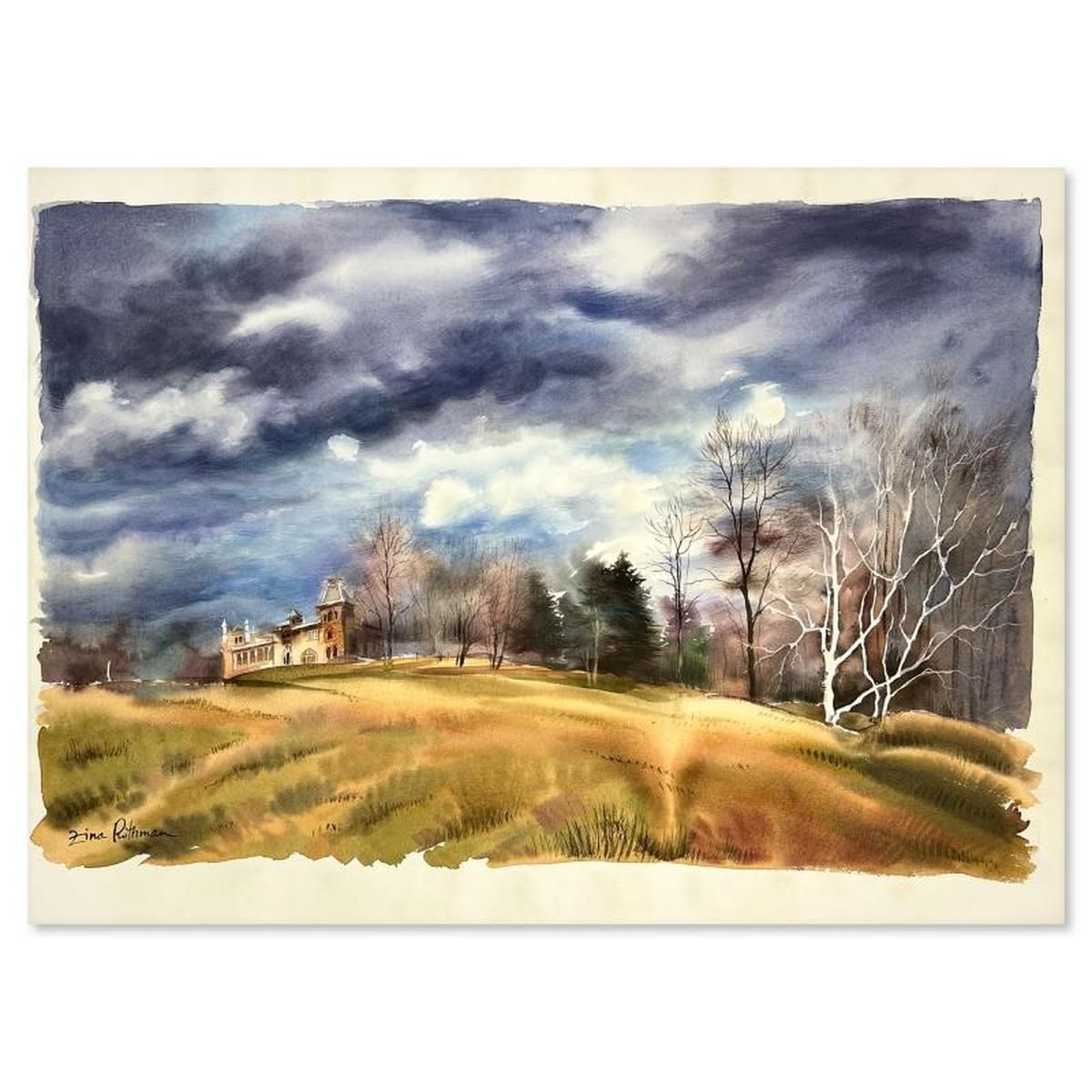 Zina Roitman, Hand Signed Original Painting with Letter of Authenticity.