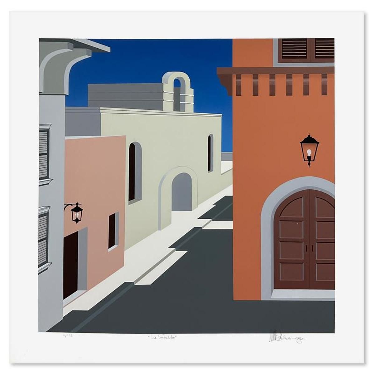 William Schlesinger (1915-2011), "La Siesta" Limited Edition Serigraph, Numbered 3/225 and Hand Signed with Letter of Authenticity (Disclaimer)