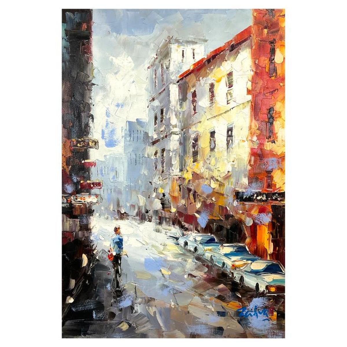 Zahra, Original Acrylic Painting on Canvas, Hand Signed with Letter of Authenticity