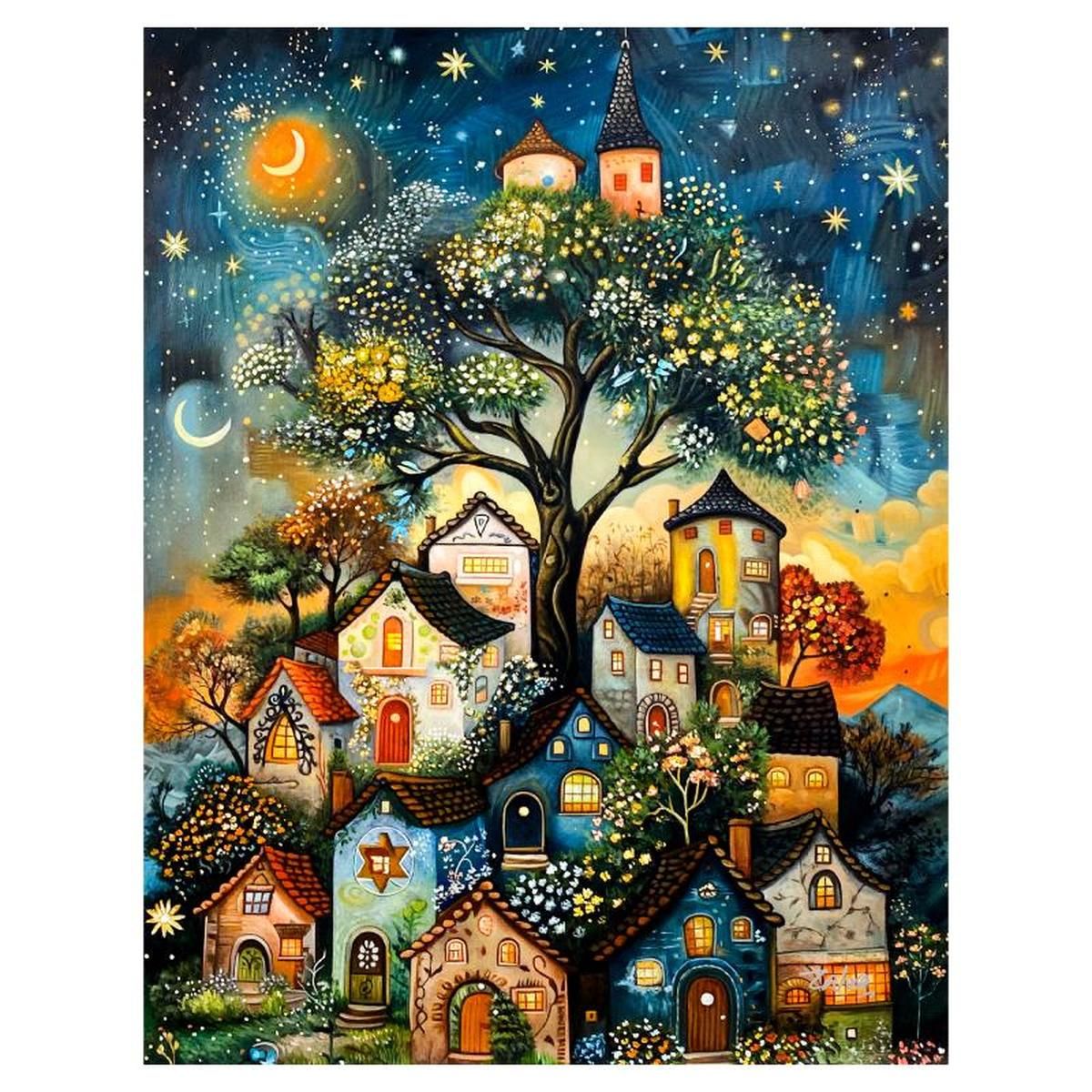 Zahra, Original Acrylic Painting on Canvas, Hand Signed with Letter of Authenticity.