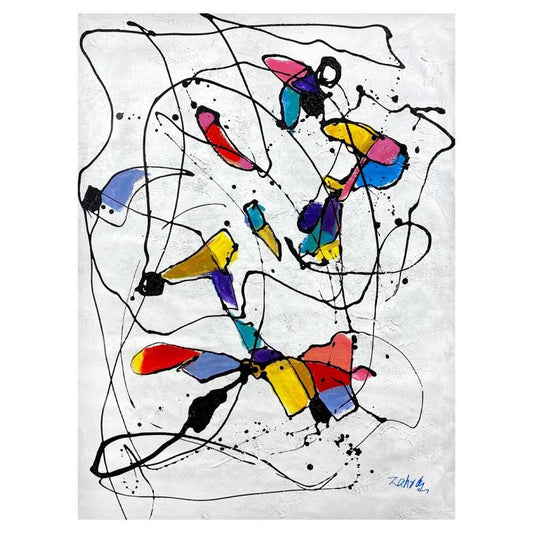 Zahra, Original Acrylic Painting on Canvas, Hand Signed with Letter of Authenticity.