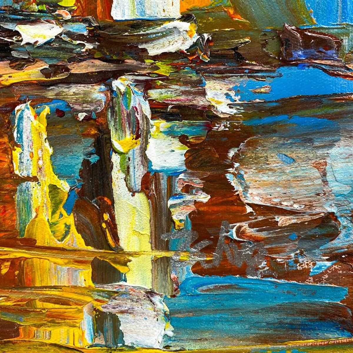 Zahra, Original Acrylic Painting on Canvas, Hand Signed with Letter of Authenticity.