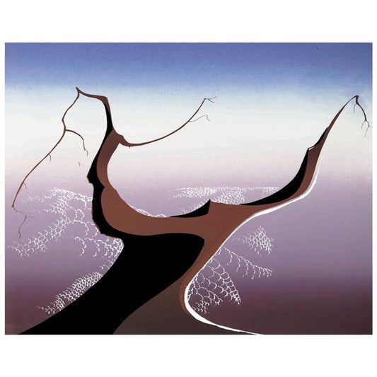 Eyvind Earle (1916-2000), "Desert Tree" Limited Edition Serigraph. Hand Signed and Certificate of Authenticity.