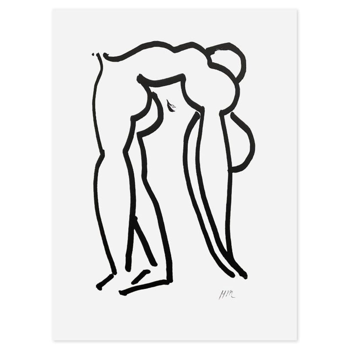 Henri Matisse 1869-1954 (After), "L'Acrobate" Limited Edition Lithograph with Certificate of Authenticity.