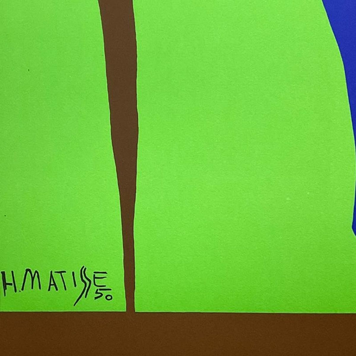 Henri Matisse 1869-1954 (After), "Zulma" Limited Edition Lithograph with Certificate of Authenticity.