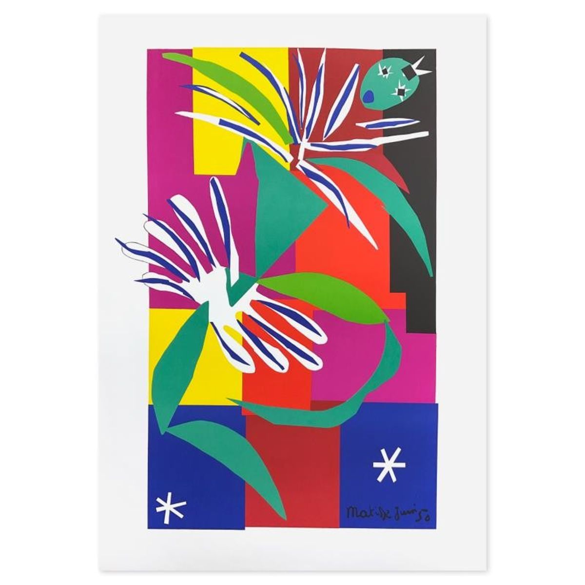 Henri Matisse 1869-1954 (After), "Danseuse Creole" Limited Edition Lithograph with Certificate of Authenticity.