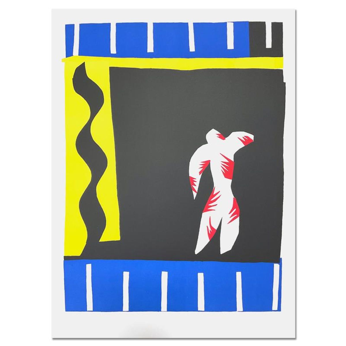 Henri Matisse 1869-1954 (After), "Le Clown (The Clown)" Limited Edition Lithograph with Certificate of Authenticity.