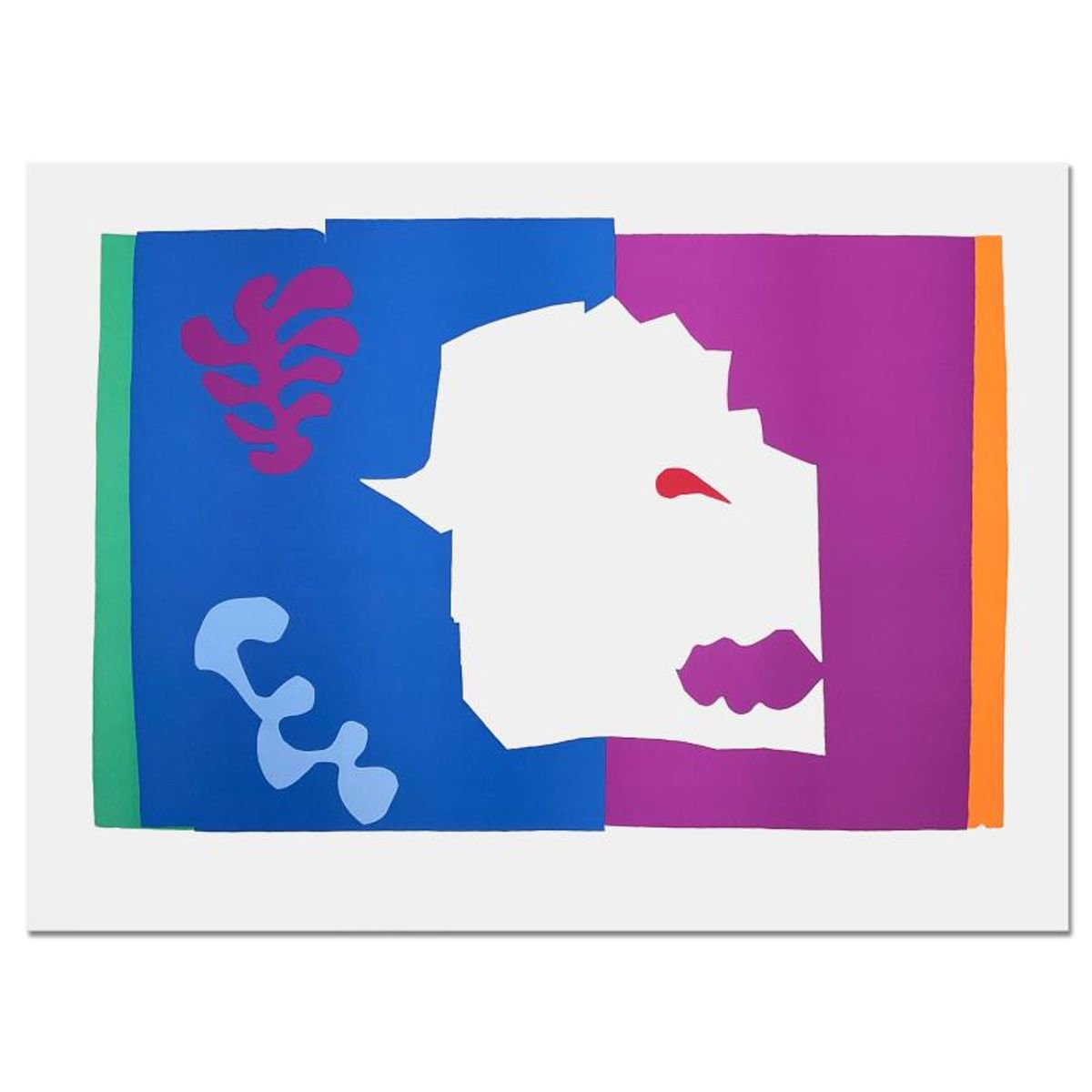 Henri Matisse 1869-1954 (After), "Le Loup (The Wolf)" Limited Edition Lithograph with Certificate of Authenticity.