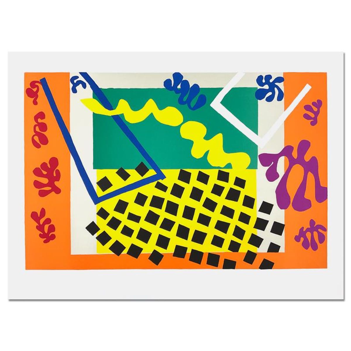 Henri Matisse 1869-1954 (After), "Les Codomas" Limited Edition Lithograph with Certificate of Authenticity.
